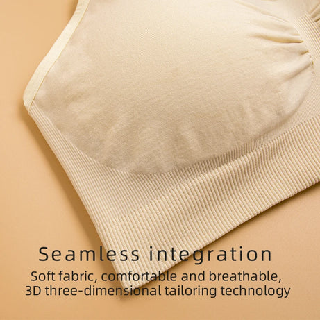 Soutien-gorge d'allaitement grande taille de haute qualité, respirant, sans coutures, push-up, idéal pour les femmes allaitantes.