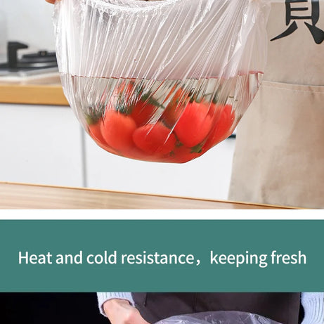 Couvercles alimentaires réutilisables et jetables en plastique, résistants et élastiques, pour bols et assiettes. Sac de conservation des aliments.