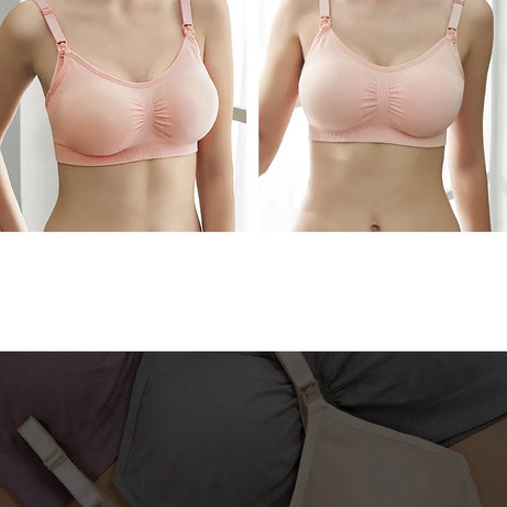 Soutien-gorge d'allaitement grande taille de haute qualité, respirant, sans coutures, push-up, idéal pour les femmes allaitantes.