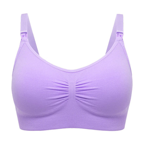 Soutien-gorge d'allaitement grande taille de haute qualité, respirant, sans coutures, push-up, idéal pour les femmes allaitantes.