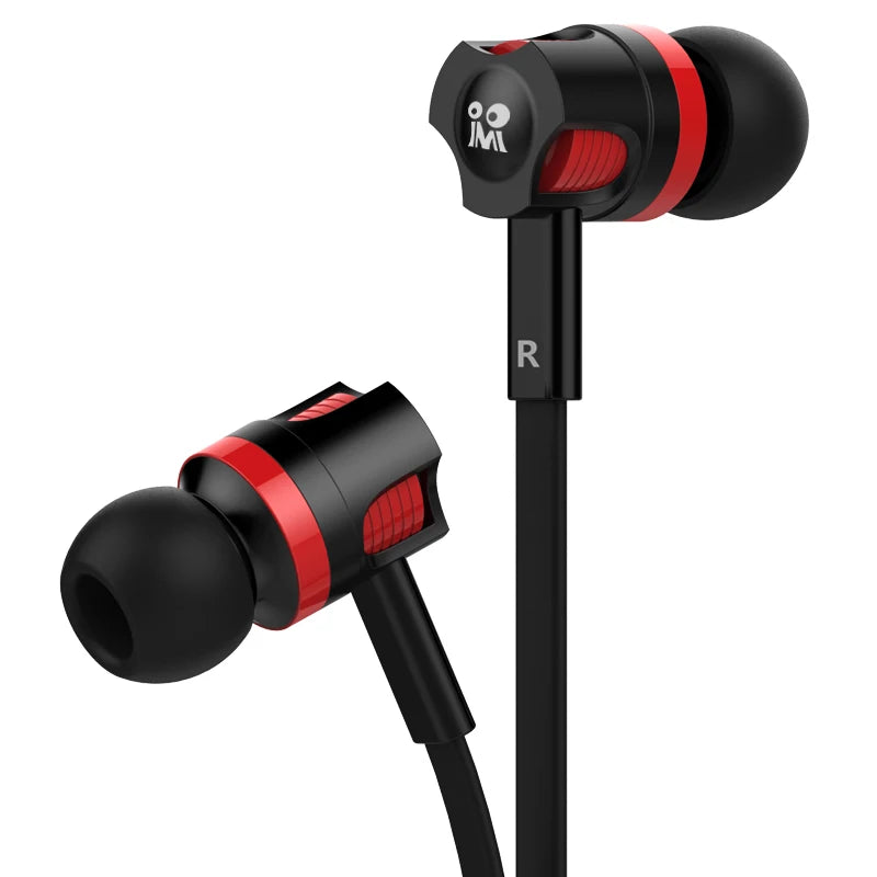 Écouteurs filaires Extra Bass avec microphone et prise jack 3,5 mm, style Noodles, pour Samsung