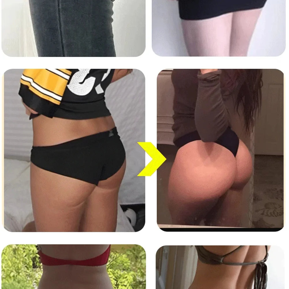Crème liftante pour les fesses, les hanches et la poitrine, massage pour une croissance plus ferme et repulpante, prévient l'affaissement des seins, pour des fesses plus volumineuses, raffermies et galbées.