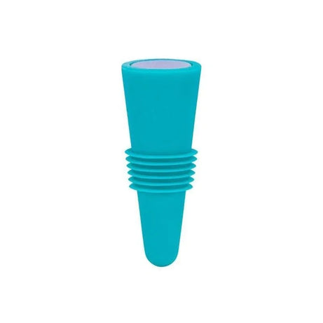 Lot de 1 bouchon en silicone pour bouteilles de vin et autres boissons, étanche, réutilisable.