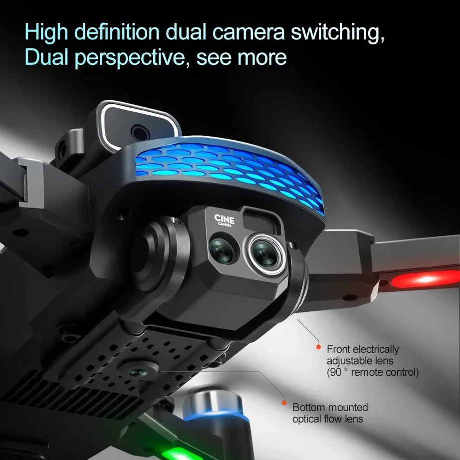 Drone M6 8K Pro original avec caméra HD 4K FPV Wi-Fi 5G pour prises de vue aériennes professionnelles. Quadricoptère radiocommandé avec écran intégré.