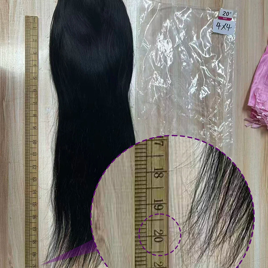 Perruque 6x4 sans colle en cheveux humains, perruque 4x4 prête à porter, perruque frontale en dentelle lisse, pré-coupée et pré-épilée, livraison en 3 jours.