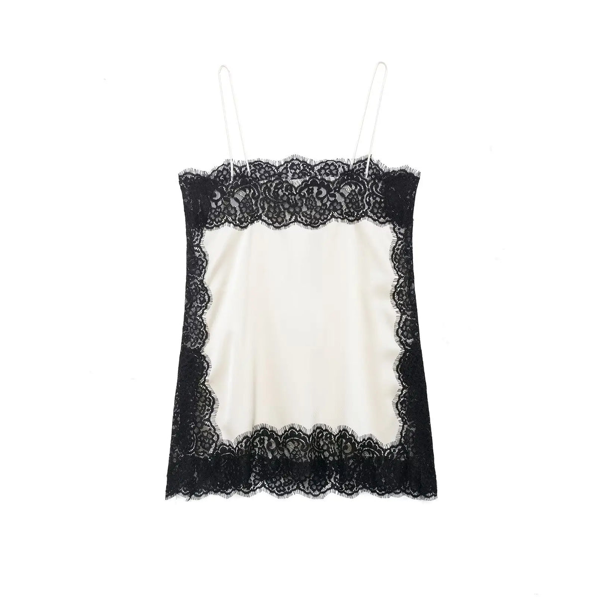 Chemisier à bretelles en satin doux et dentelle sexy Zevity 2026 pour femme, style décontracté, idéal pour les soirées et les clubs (LS9477)