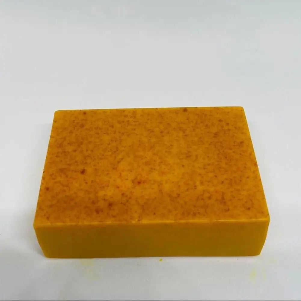 Savon Artisanal Curcuma & Acide Kojique au Citron – Éclat, Anti-Taches Visage & Corps – 100g