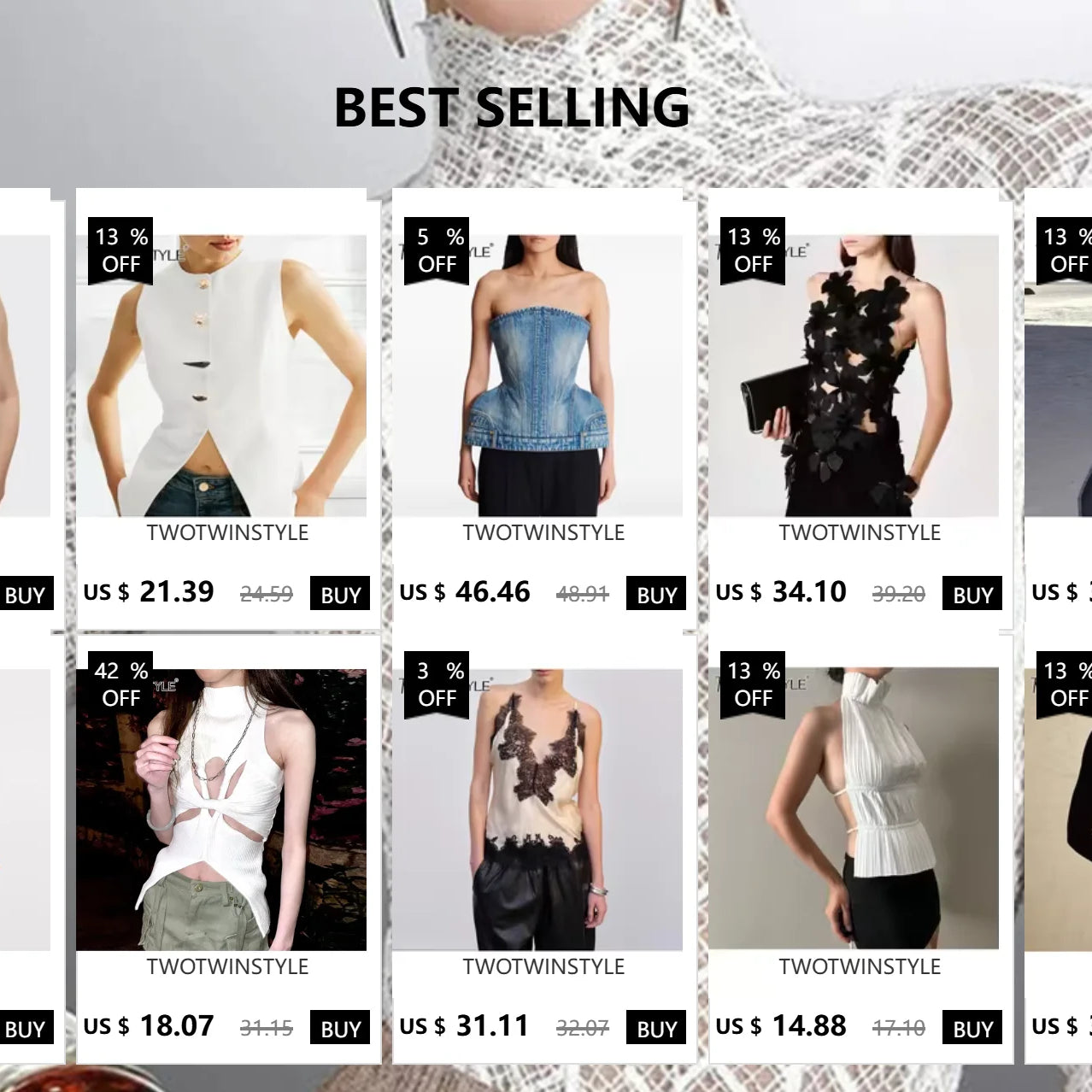 T-shirts TWOTWINSTYLE pour femmes, col roulé, manches courtes, style minimaliste, coupe amincissante, ornés d'une boucle métallique ajourée (collection femme 2025)