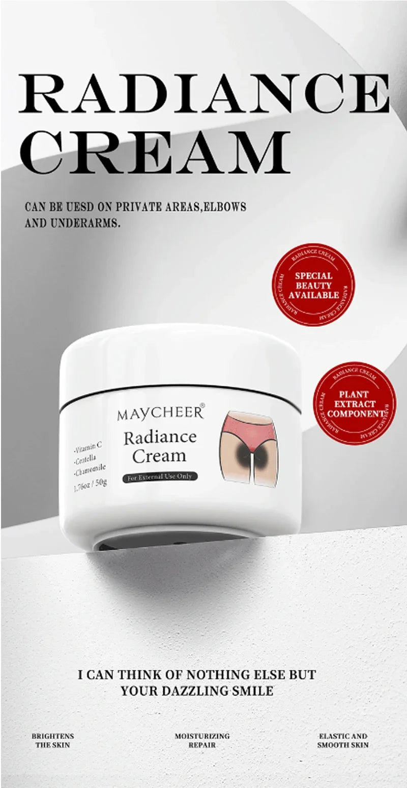 Crème éclaircissante pour parties intimes, sérum blanchissant pour aisselles, éclaircit les fesses, les genoux, l'intérieur des cuisses et les parties intimes, élimine les taches pigmentaires.