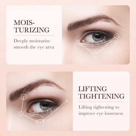 Crema de contorno de ojos con retinol en barra para eliminar ojeras, hidratar, reafirmar e iluminar la piel del contorno de ojos.