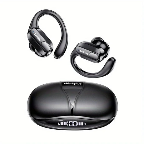 Lenovo XT80 Wireless Headphones Bluetooth 5.3 Earphones True with Mic Button Control Noise Reduction Earhooks Waterproof Headset