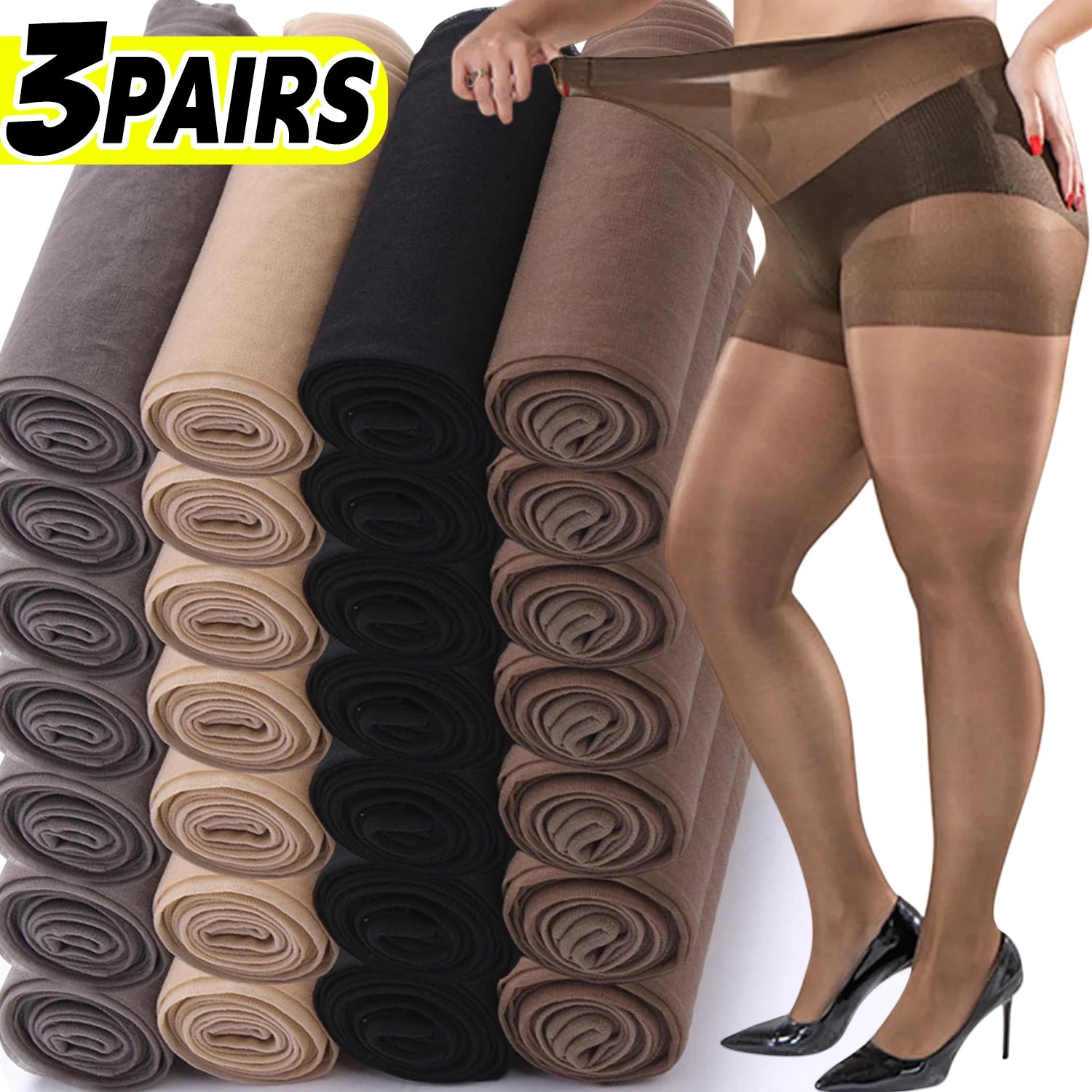 Bas 0D sexy, collants ultra élastiques anti-griffures, leggings gainants pour femme, collants invisibles