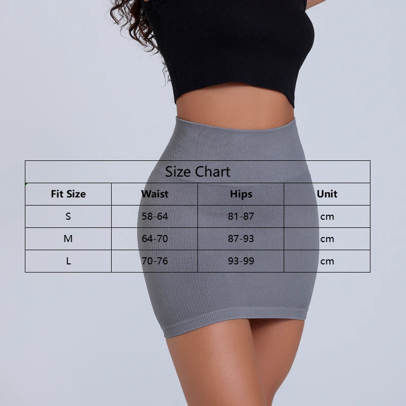 FINETOO Printemps Été Nouvelle Jupe Mini Taille Haute Élastique Noire Affinante en Tricot Court pour Femmes Professionnelles