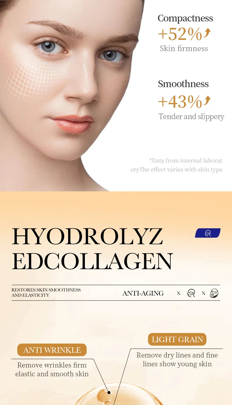Lot de 10 masques faciaux anti-rides au collagène, anti-âge, atténue les ridules, raffermit la peau, hydrate et illumine le teint, cosmétique coréenne
