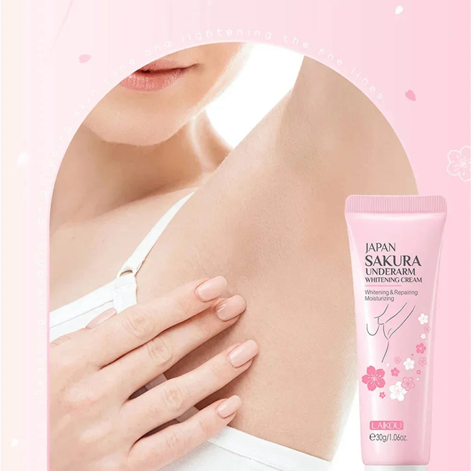 Crème éclaircissante pour peaux foncées, aisselles, cuisses, articulations internes, zone intime, soin du corps, lotion éclaircissante pour parties intimes