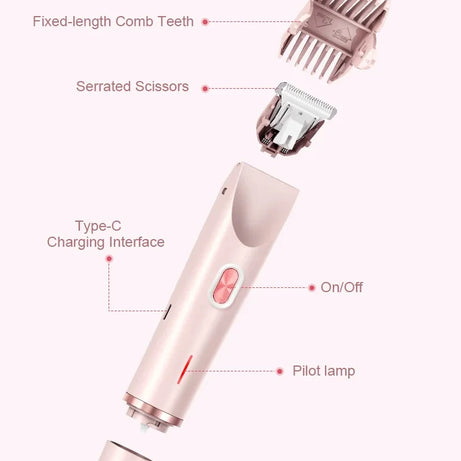 Épilateur corporel pour femme, rasoir électrique pour le visage, la moustache, les jambes, le corps, les aisselles et le maillot. Tondeuse électrique pour le corps et le visage.