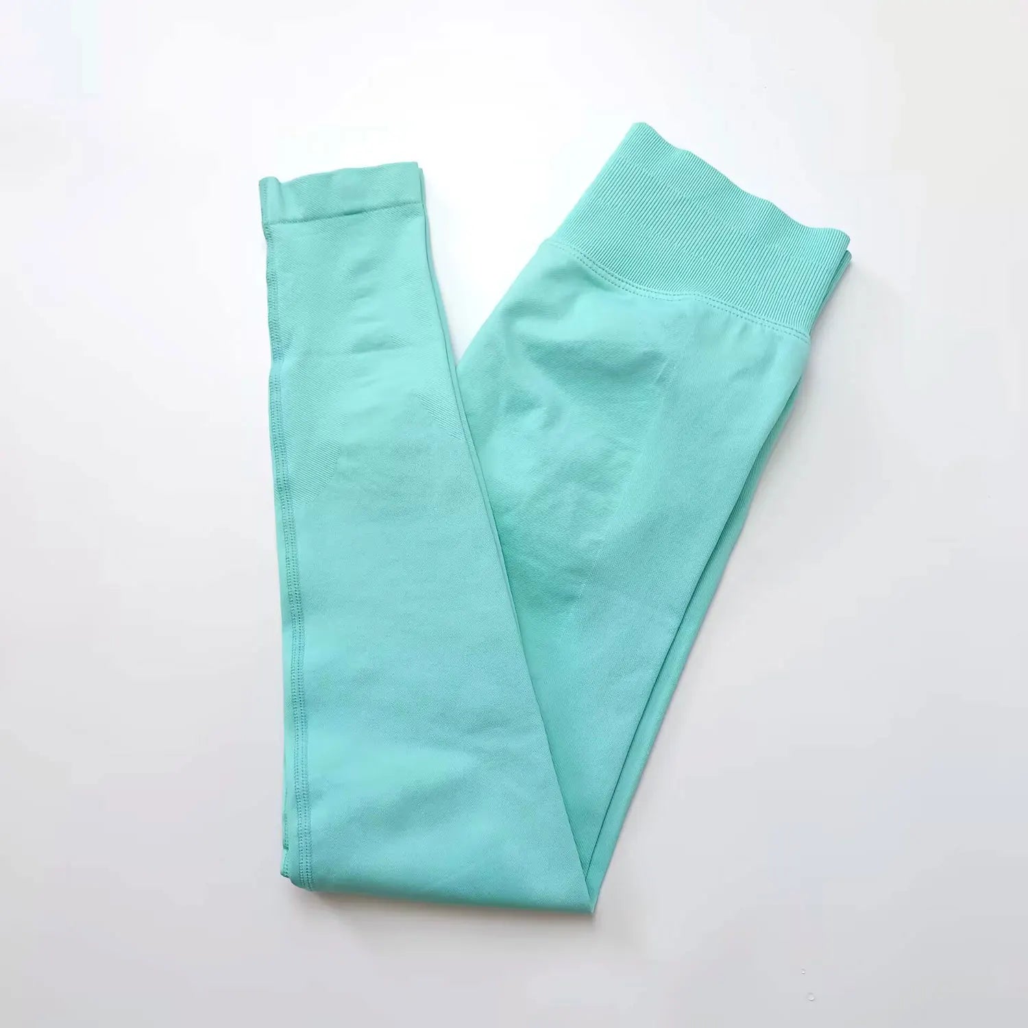 Leggings NCLAGEN Impact pour femmes, sans coutures, pantalon de sport et de yoga, bande côtelée basse, vêtements de gym et de fitness, collants froncés pour les fesses
