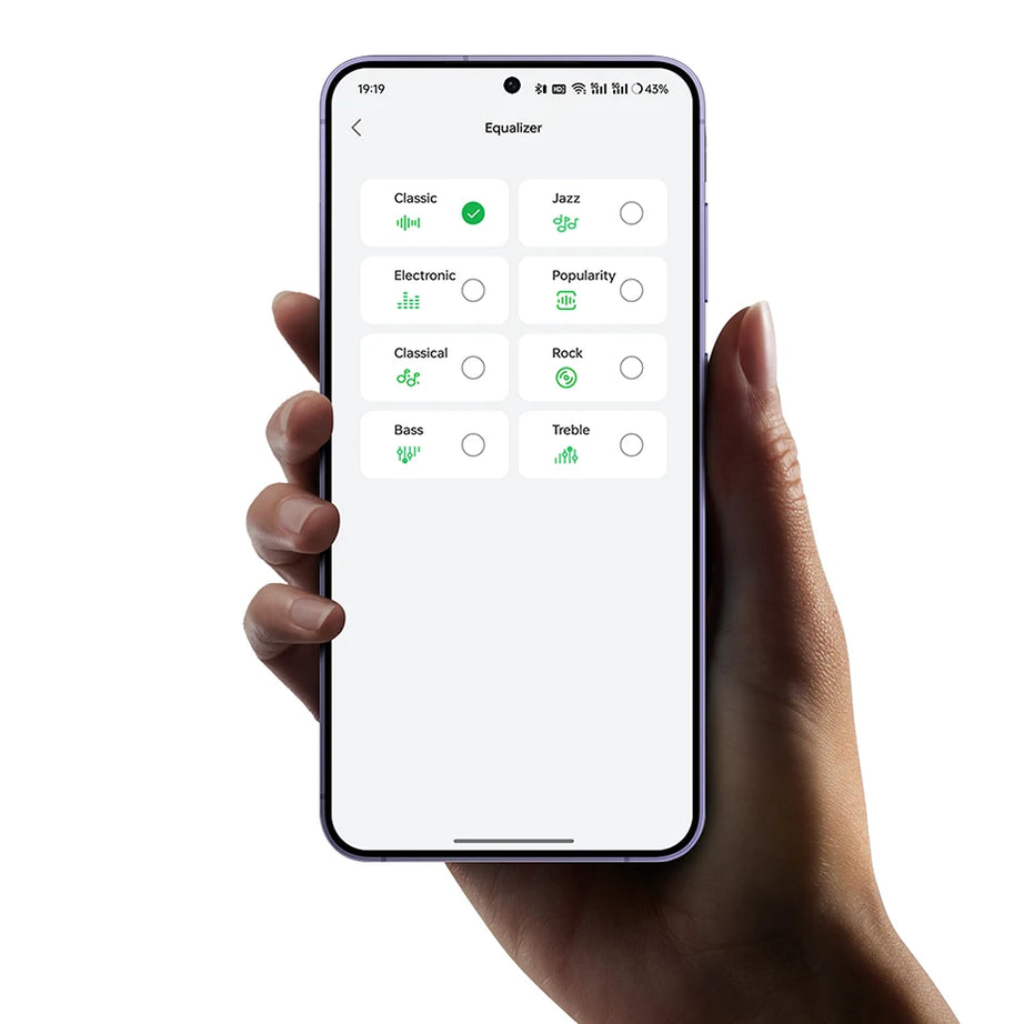 Écouteurs sans fil Bluetooth UGREEN Max5c avec réduction de bruit active ANC 43 dB, audio spatial haute résolution LDAC 75 Hz.