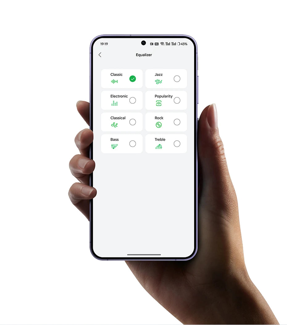 Écouteurs sans fil Bluetooth UGREEN Max5c avec réduction de bruit active ANC 43 dB, audio spatial haute résolution LDAC 75 Hz.