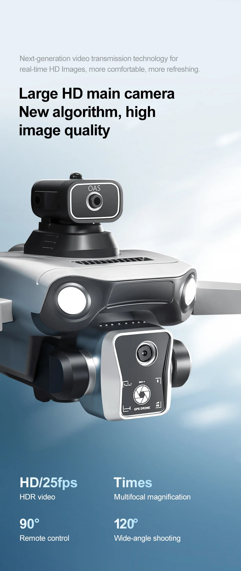 Nouveau drone K19 MAX GPS professionnel avec caméra 8K, vol FPV aérien, évitement d'obstacles, télécommande grand écran et drone pliable