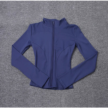 Women Sport Jacket Long Sleeve Shirt Workout Coat Gym Training Clothing Yoga Sportswear