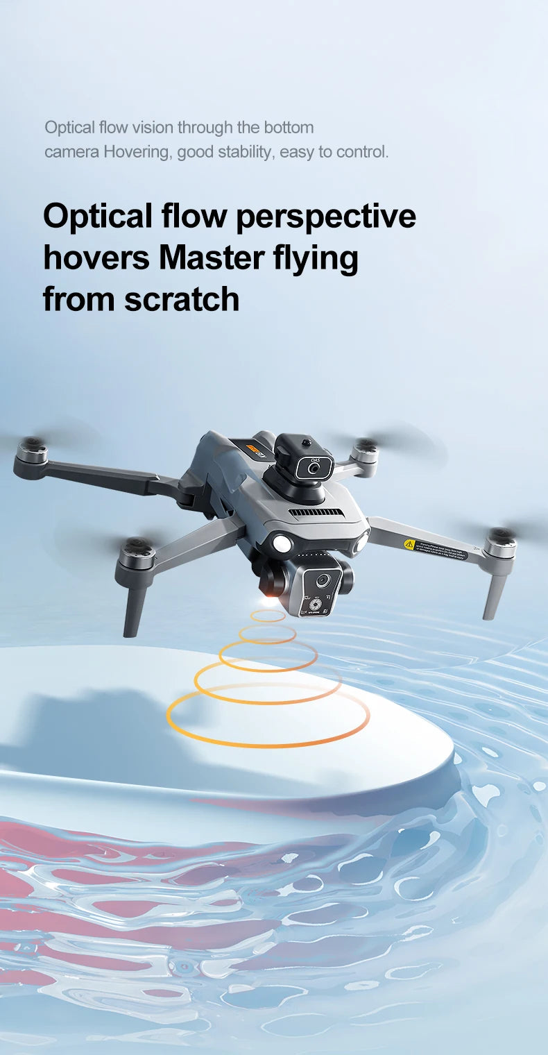 Nouveau drone K19 MAX GPS professionnel avec caméra 8K, vol FPV aérien, évitement d'obstacles, télécommande grand écran et drone pliable