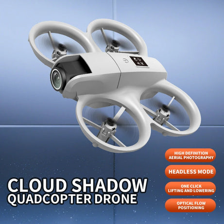 Nouveau mini drone H135 WIFI FPV Hover, caméra 4K professionnelle, lumières colorées, drone RC pliable, quadricoptère, jouet RC, cadeau