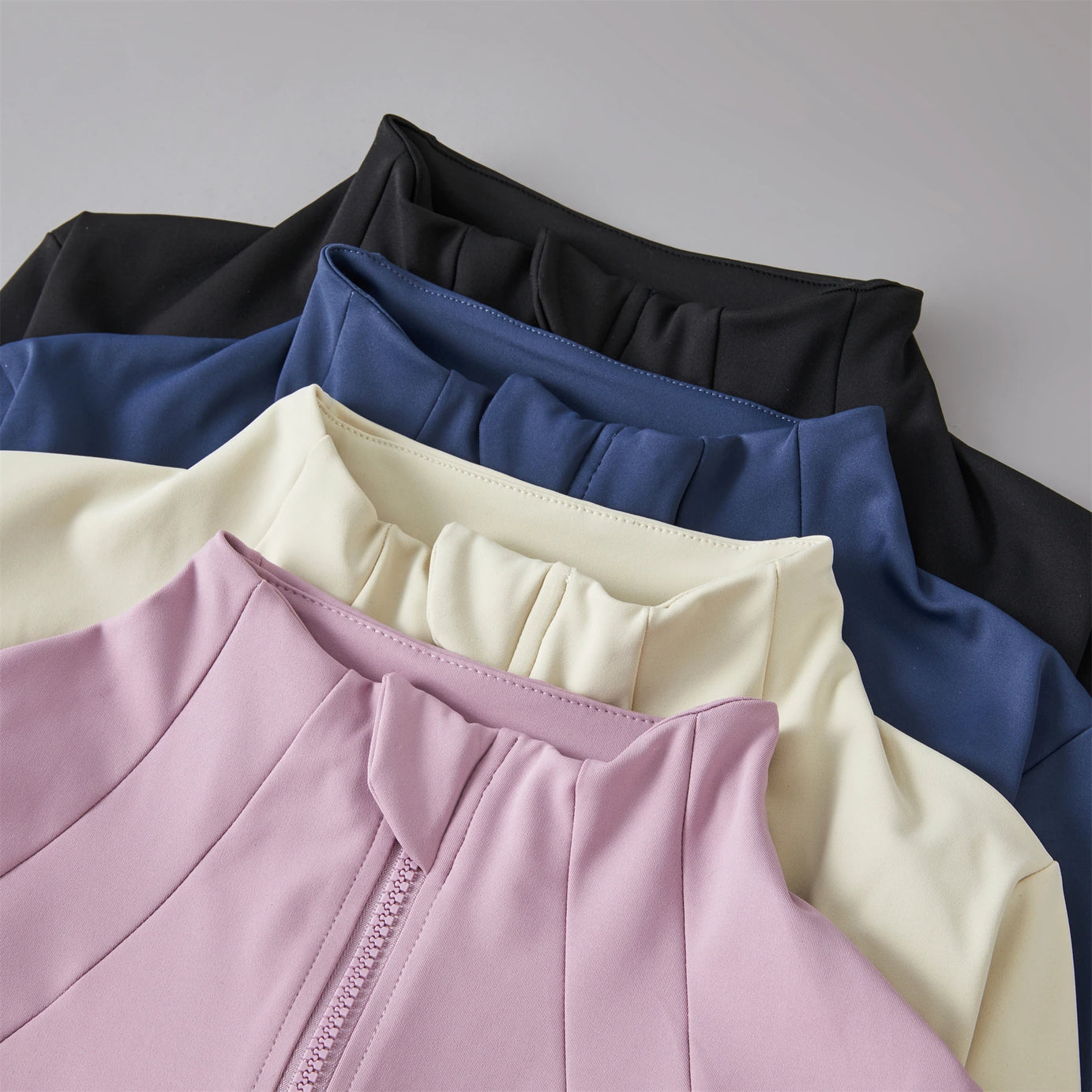 Vêtements de yoga coupe-vent, vêtements de sport pour femme, sweat-shirt à manches longues, veste de sport, haut d'entraînement pour femme, vêtements de sport