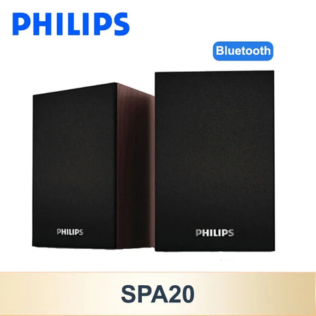 Enceinte Bluetooth Philips SPA20 avec son surround à 360°, stéréo sans fil Bluetooth pour ordinateur portable Macbook