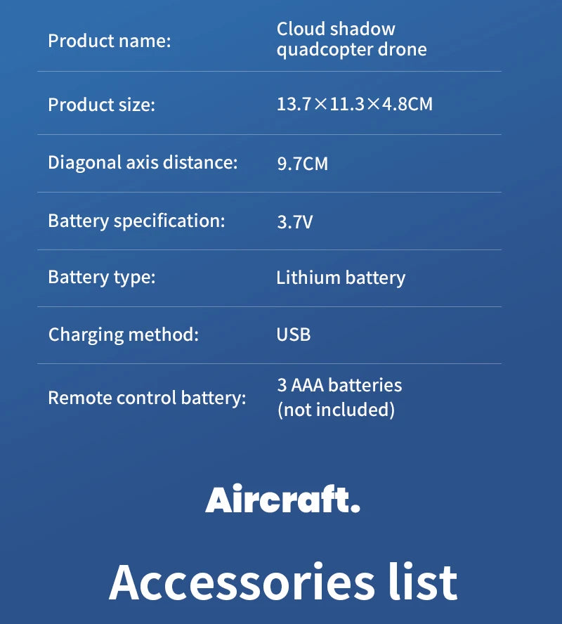 Nouveau mini drone H135 WIFI FPV Hover, caméra 4K professionnelle, lumières colorées, drone RC pliable, quadricoptère, jouet RC, cadeau