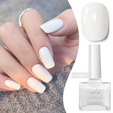 15ml Water-Based Nail Polish 40 Colors Long Lasting Quick Drying No Need of Lamp to Cure Nail Supplies Vernis for Nails Manicure