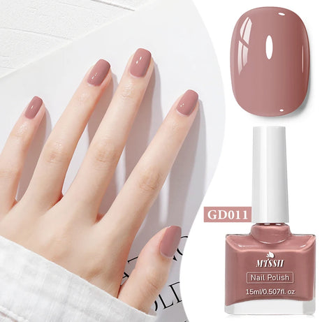 15ml Water-Based Nail Polish 40 Colors Long Lasting Quick Drying No Need of Lamp to Cure Nail Supplies Vernis for Nails Manicure