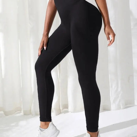 Pantalon de sport pour femme, legging de fitness et de yoga sans coutures, taille haute extensible, sans coutures.