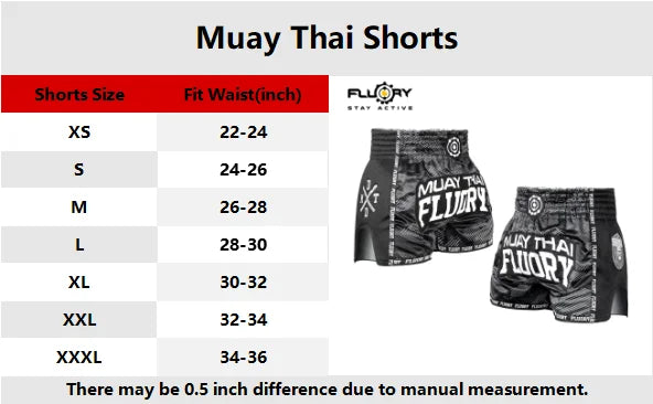 Short de combat FLUORY MMA Muay Thai, pantalon de sport de haute qualité pour enfant, idéal pour l'entraînement de boxe, le kickboxing et le fitness.