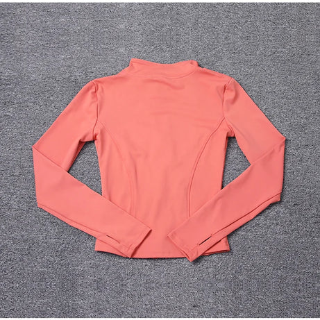 Women Sport Jacket Long Sleeve Shirt Workout Coat Gym Training Clothing Yoga Sportswear