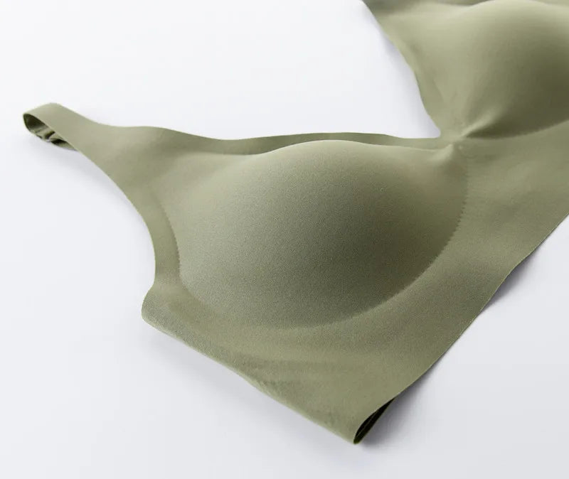 Soutien-gorge sexy sans coutures et sans armatures, soutien-gorge ajustable, sous-vêtements féminins, brassière rembourrée push-up, lingerie intime