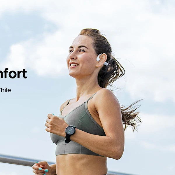 Écouteurs intra-auriculaires à conduction osseuse DOOGEE BoneBeat Run, sans fil, Bluetooth 5.4, étanches, pour la musique et les appels sportifs en extérieur