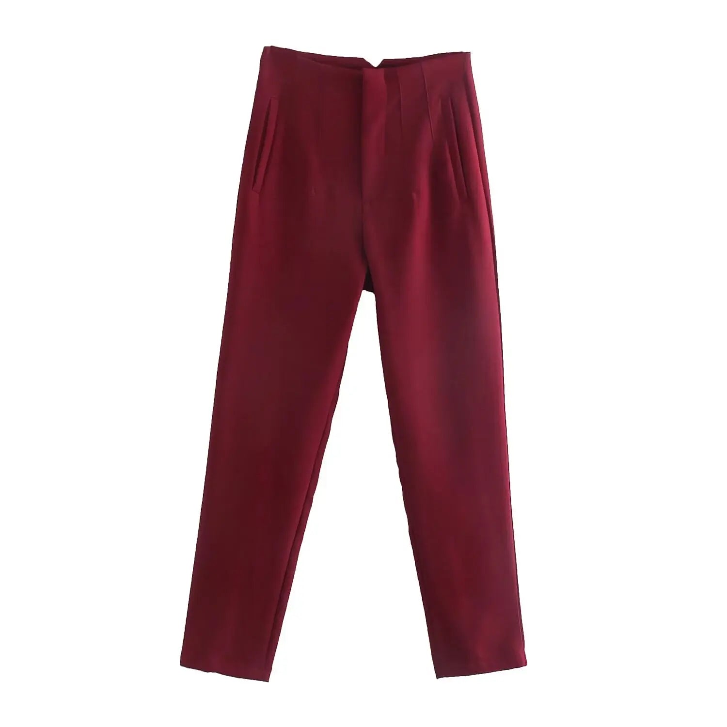 Tenues de bureau Koekop Pantalons crayon Noir Rose Blanc Pantalons Femme Mode Vêtements de bureau Pantalons taille haute pour femmes Pantalons habillés