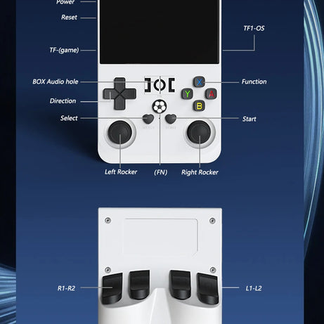Console de jeux vidéo portable rétro R36 PRO (Open Source) sous Linux, écran IPS 3,5 pouces, 128 Go de stockage, jeux R36S