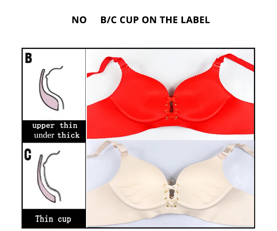 Sujetador sin costuras, sujetadores sexys para mujer, lencería push-up de moda, bralette inalámbrico, sujetador de algodón, ropa interior femenina