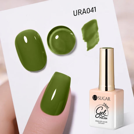 Vernis gel semi-permanent UR SUGAR 15 ml, couleur blanc laiteux translucide, effet gelée, UV, semi-permanent, pour nail art, à dissoudre. Dernière tendance.