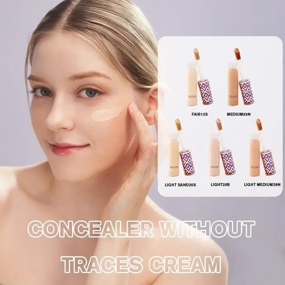 Fond de teint liquide correcteur crème de base waterproof matifiant camoufle cernes, imperfections, marques d'acné et taches.