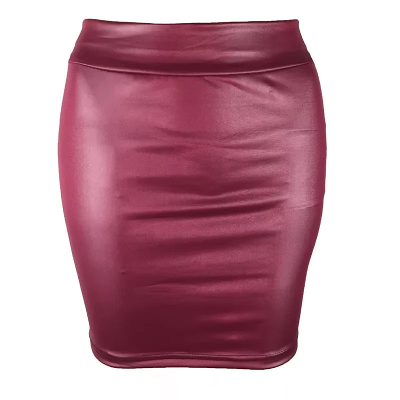 Minifaldas de verano para mujer, faldas ajustadas de talle alto, faldas lápiz de cadera, falda vintage ajustada, ropa sexy para discoteca, ropa de oficina para mujer