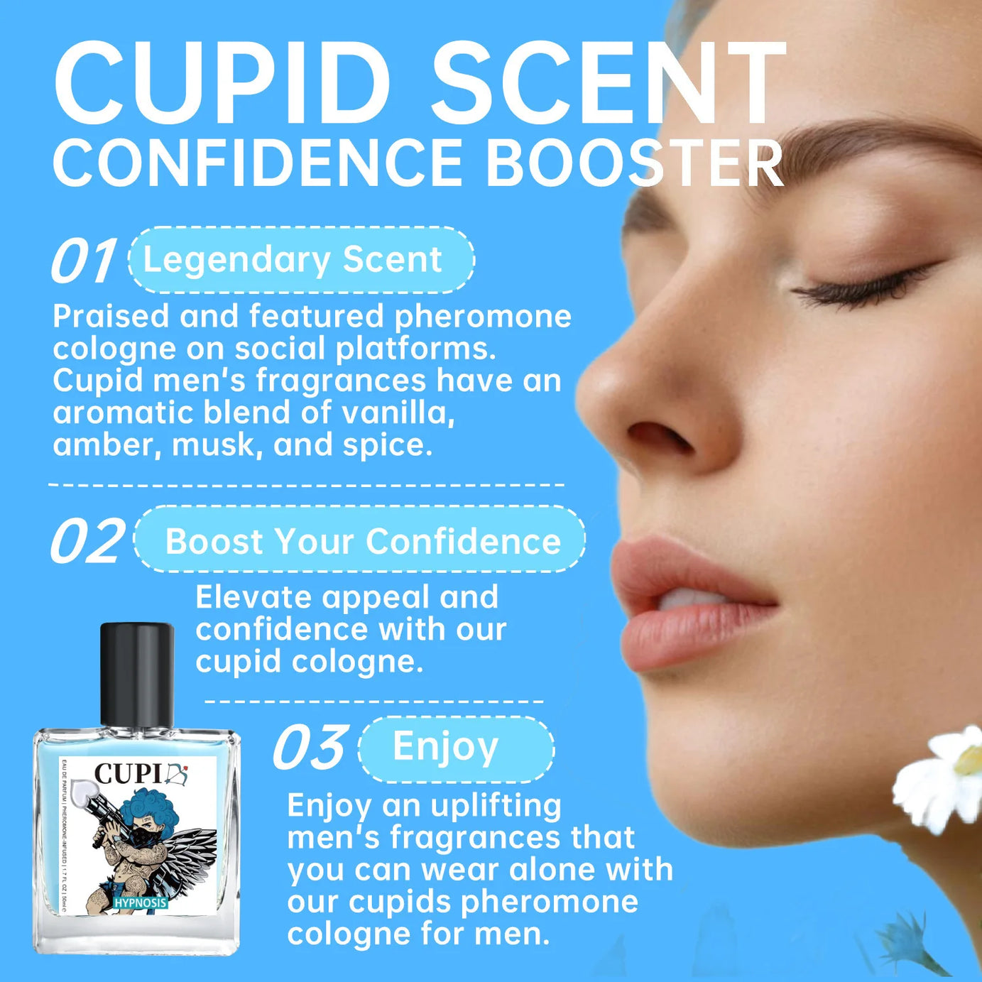 Men's pheromone perfume Spray Original Long-lasting for Men and woman Dating increase confidence cologne Sexy Light Fragrance