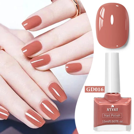 15ml Water-Based Nail Polish 40 Colors Long Lasting Quick Drying No Need of Lamp to Cure Nail Supplies Vernis for Nails Manicure