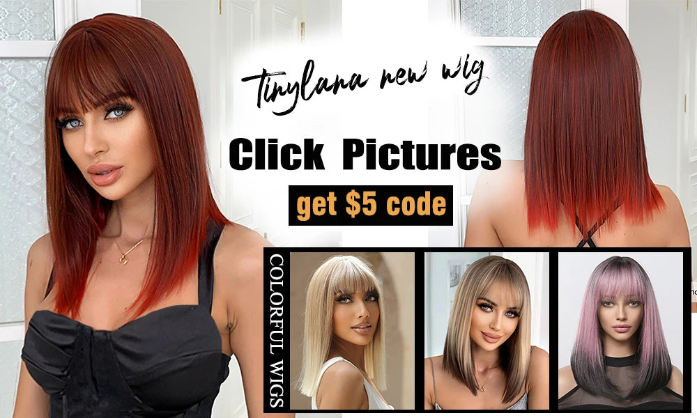 Perruque synthétique blanche, blonde et grise avec frange, coupe courte et lisse, idéale pour le cosplay et le quotidien. Cheveux naturels et résistants à la chaleur.