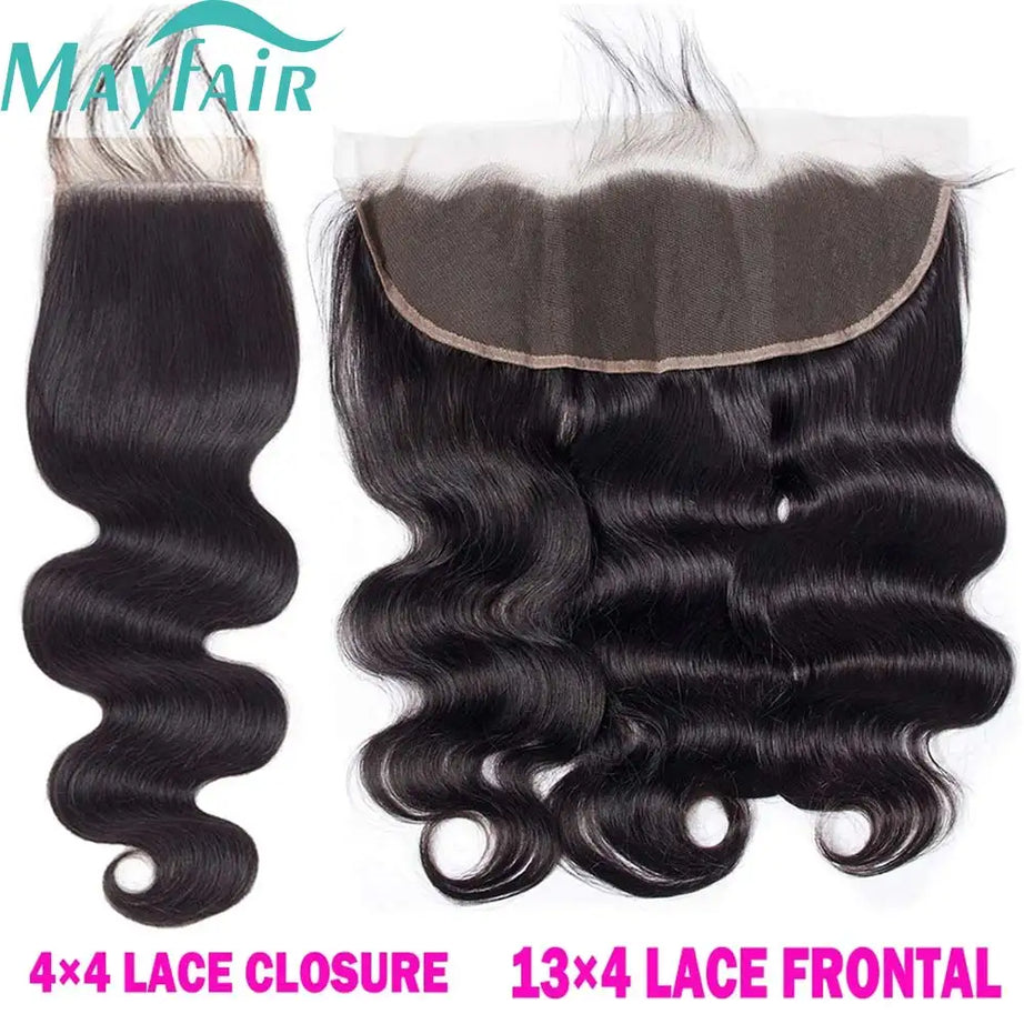 Lace Frontale transparente HD 12A en dentelle 13x4, effet ondulé, fermeture 4x4, cheveux humains brésiliens, effet bouclé crépu et lisse.