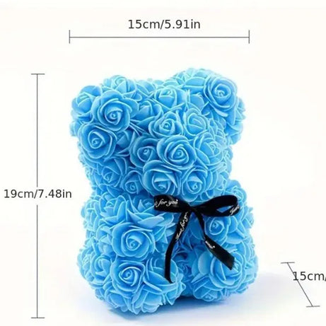 Rose Bear Gift Valentine's Day Wedding Decoration 19cm
