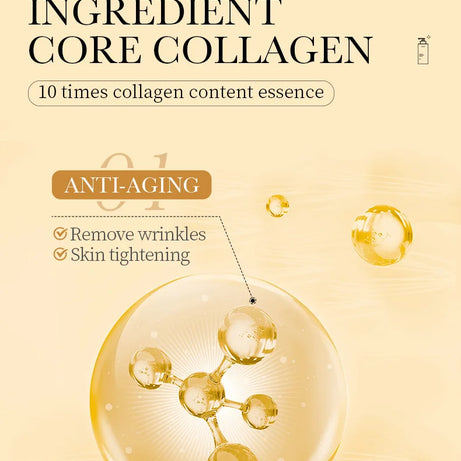 Lotion corporelle au collagène pour raffermir et hydrater la peau - Soin hydratant intense anti-âge pour peaux sèches et relâchées, nourrissante 300 g/pièce