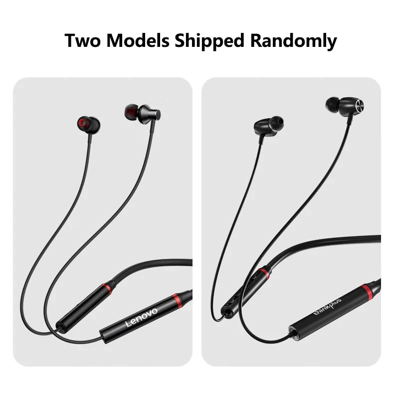Écouteurs Bluetooth Lenovo HE05X 100 % originaux, étanches, son Hi-Fi, tour de cou magnétique, casque de sport